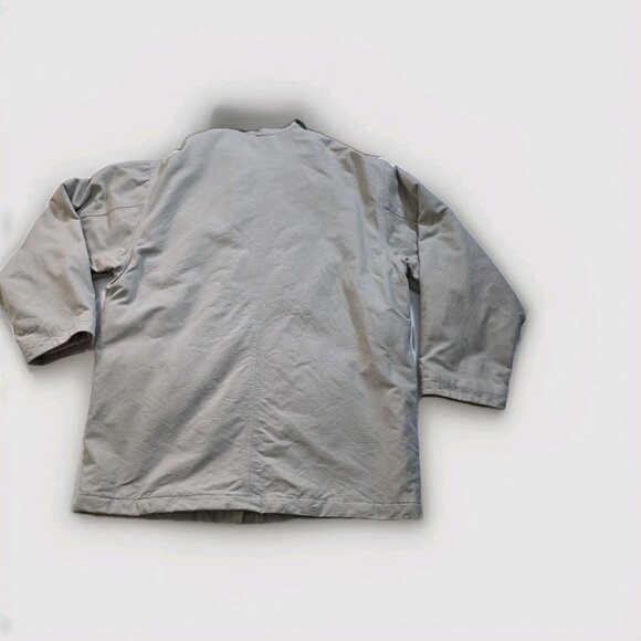 VTG Arnold Palmer Chore Coat Men XL Beige LS Quilt Lined Twill Cotton Zip Jacket - Picture 16 of 16